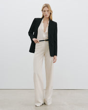 RIVERS WOOL PANT IN STONE