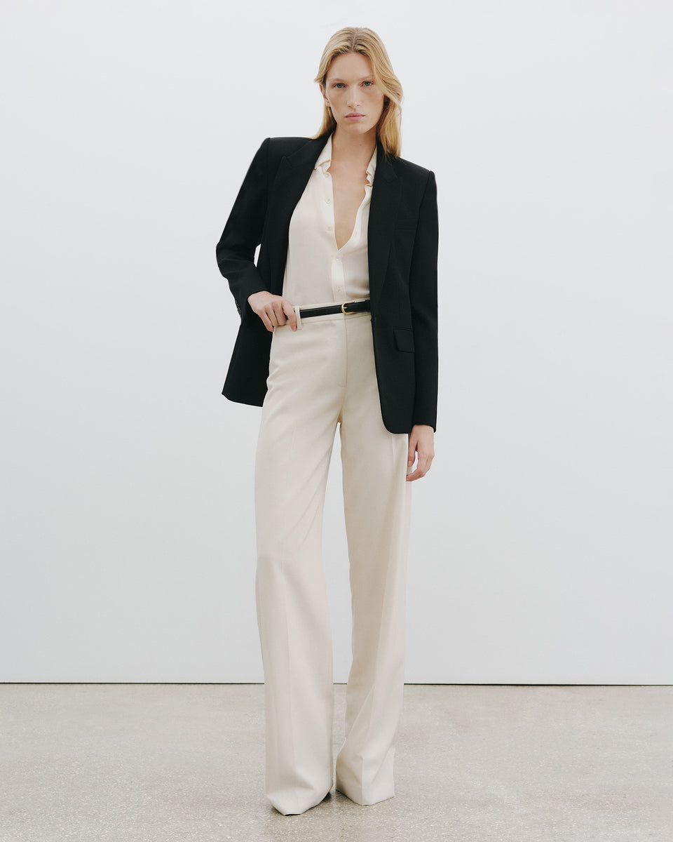 RIVERS WOOL PANT IN STONE