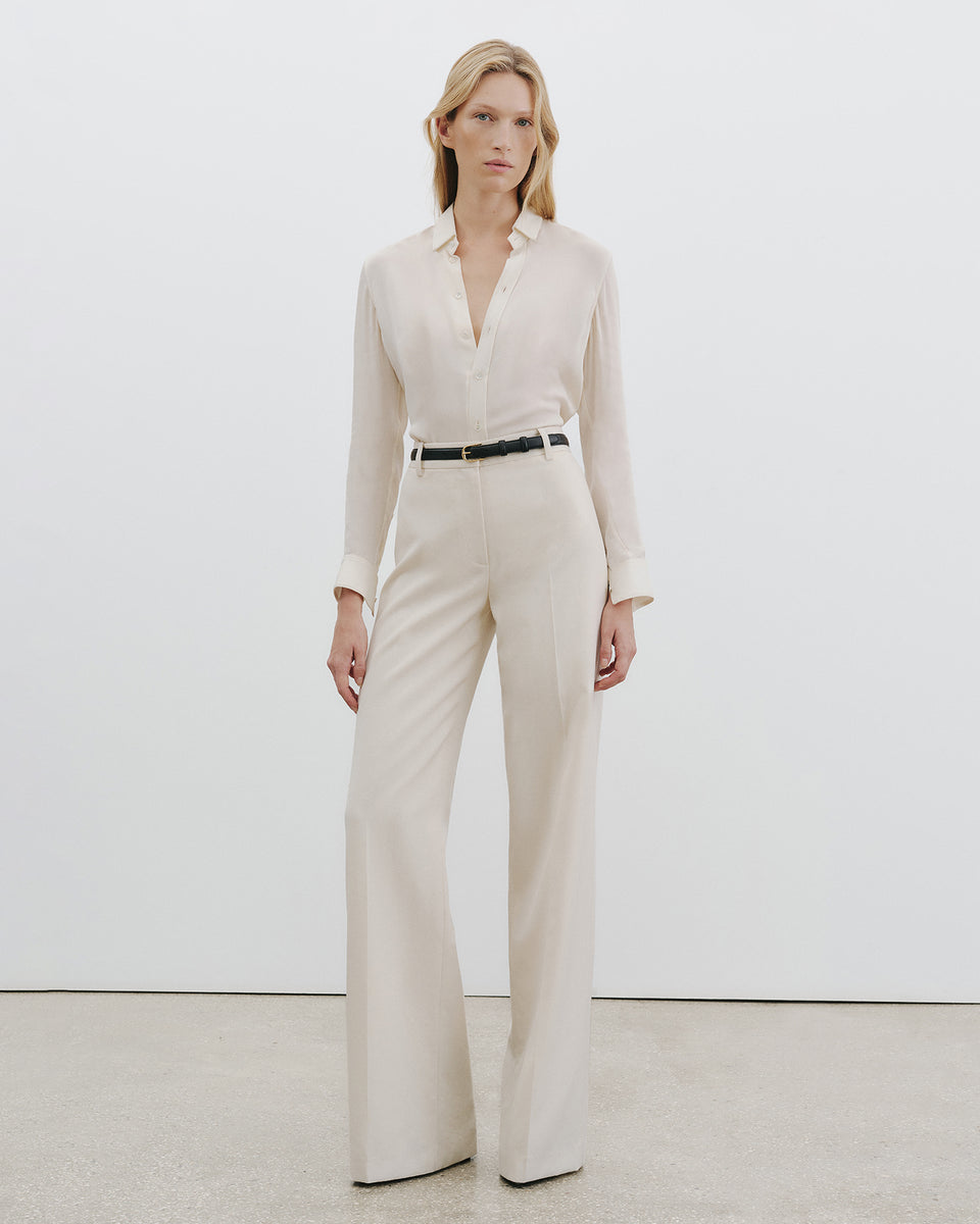 RIVERS WOOL PANT IN STONE