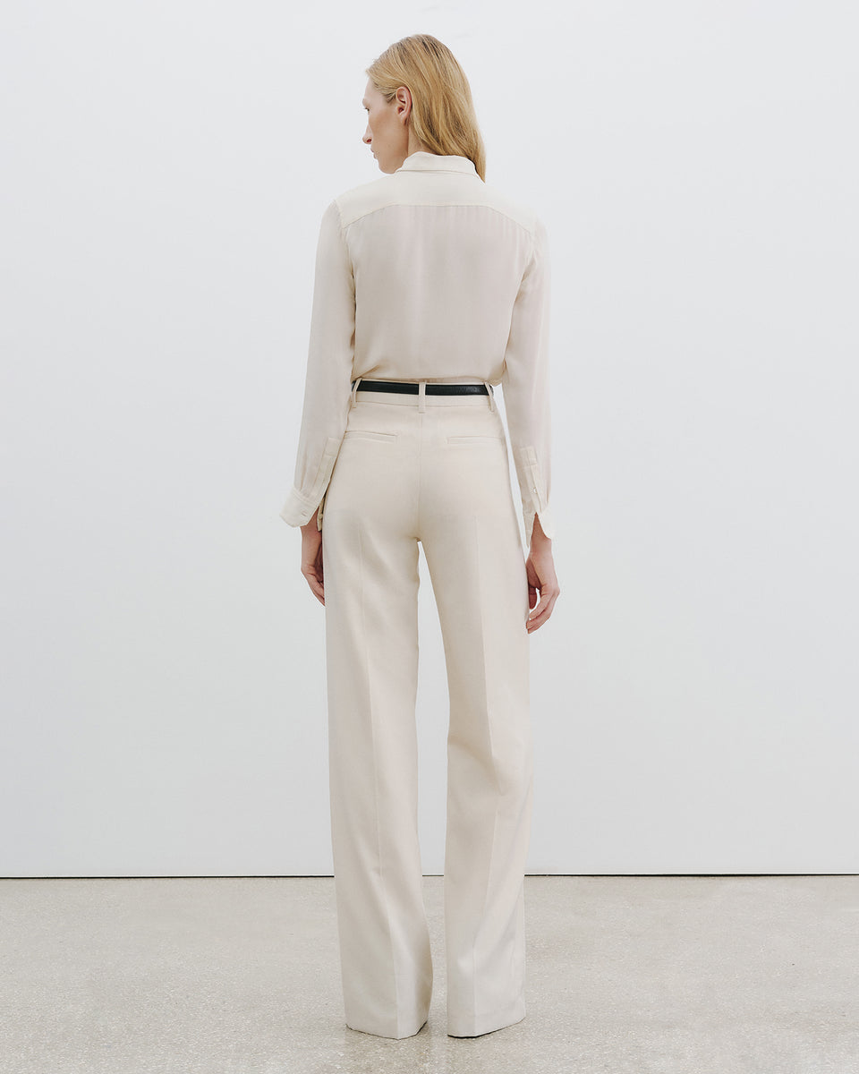RIVERS WOOL PANT IN STONE