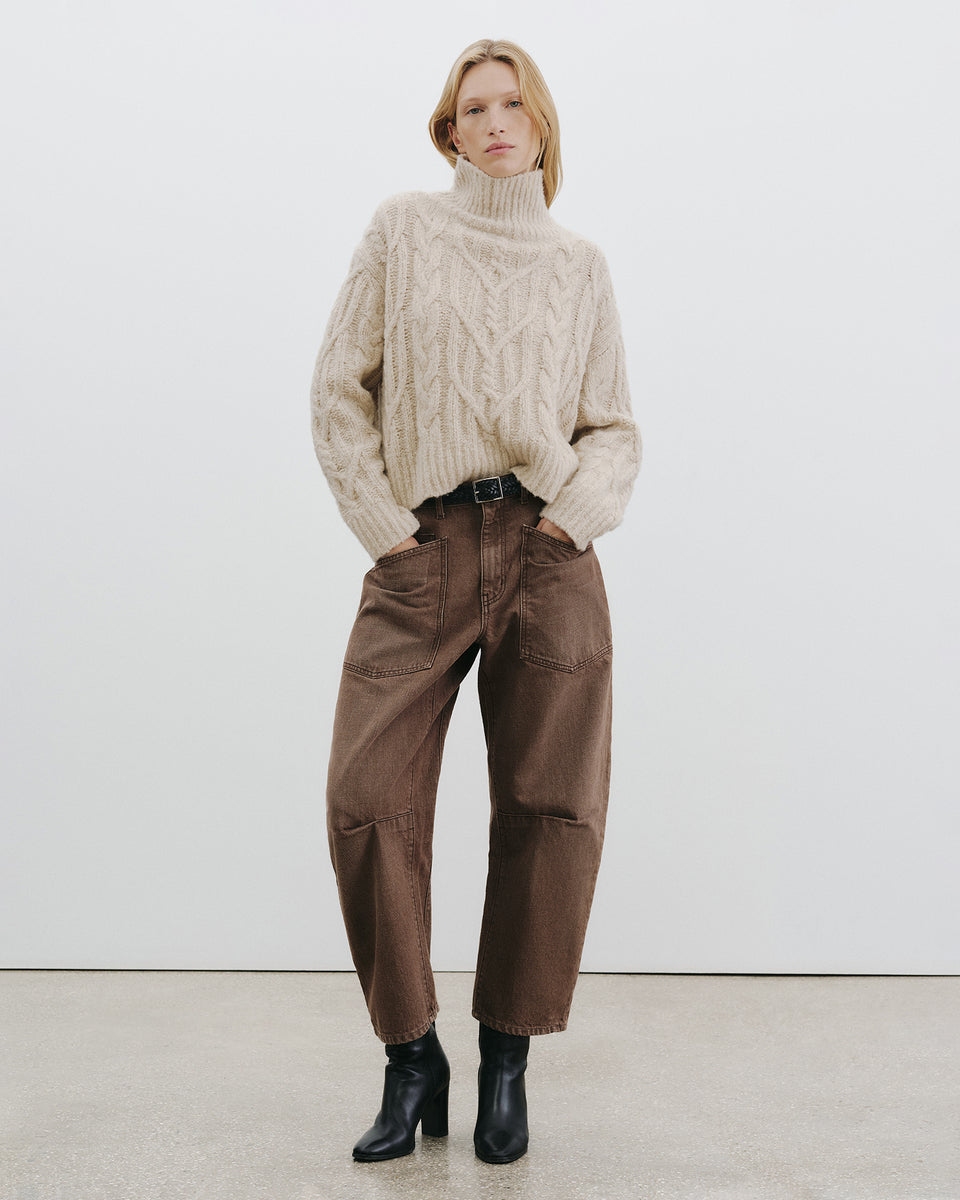 SHON JEAN IN VINTAGE BROWN WASH