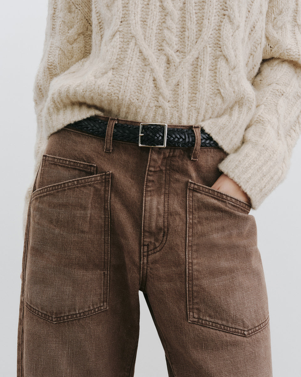SHON JEAN IN VINTAGE BROWN WASH