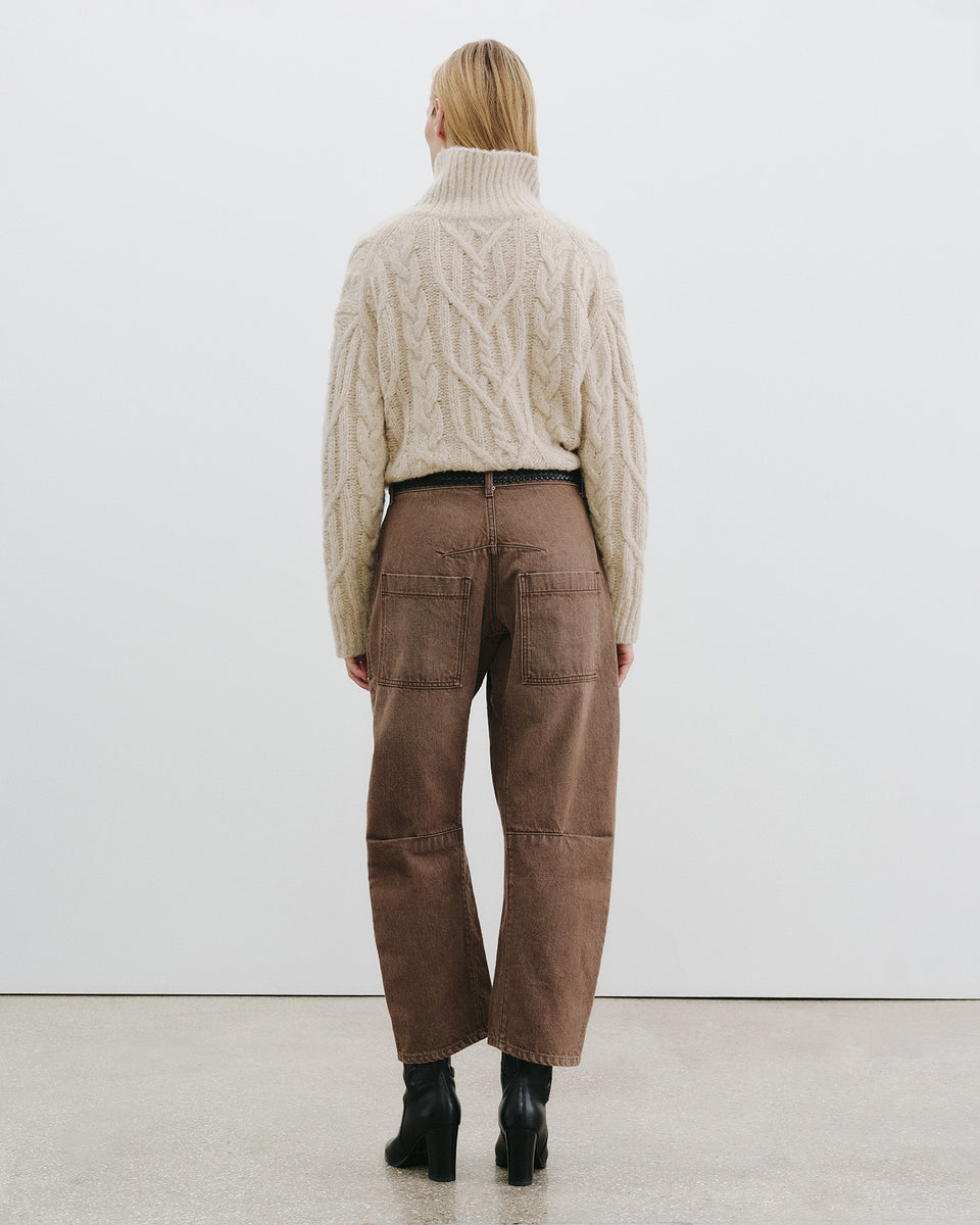 SHON JEAN IN VINTAGE BROWN WASH