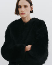 ELAN SHEARLING JACKET IN BLACK