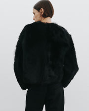ELAN SHEARLING JACKET IN BLACK