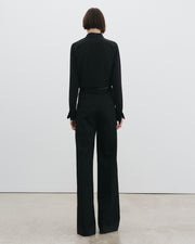 RIVERS WOOL PANT IN BLACK