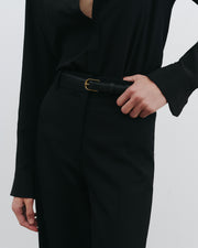 RIVERS WOOL PANT IN BLACK