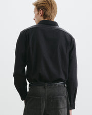 EVANDER SHIRT IN CHARCOAL