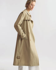 TANNER TRENCH COAT IN KHAKI
