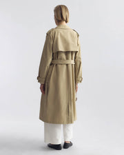TANNER TRENCH COAT IN KHAKI