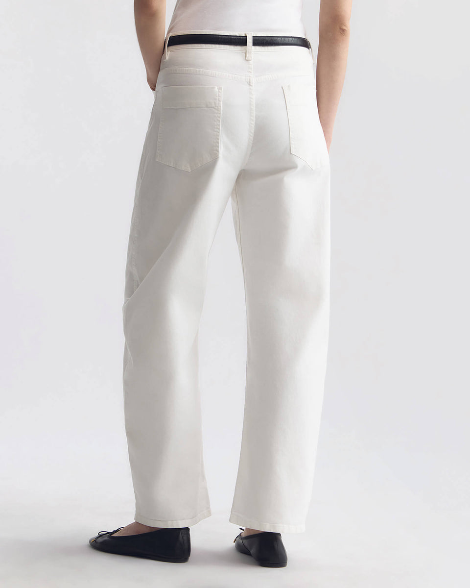 TRIBECA COTTON PANT IN WHITE