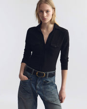 AVELINE SHIRT IN BLACK