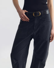 SHON COTTON PANT IN CARBON