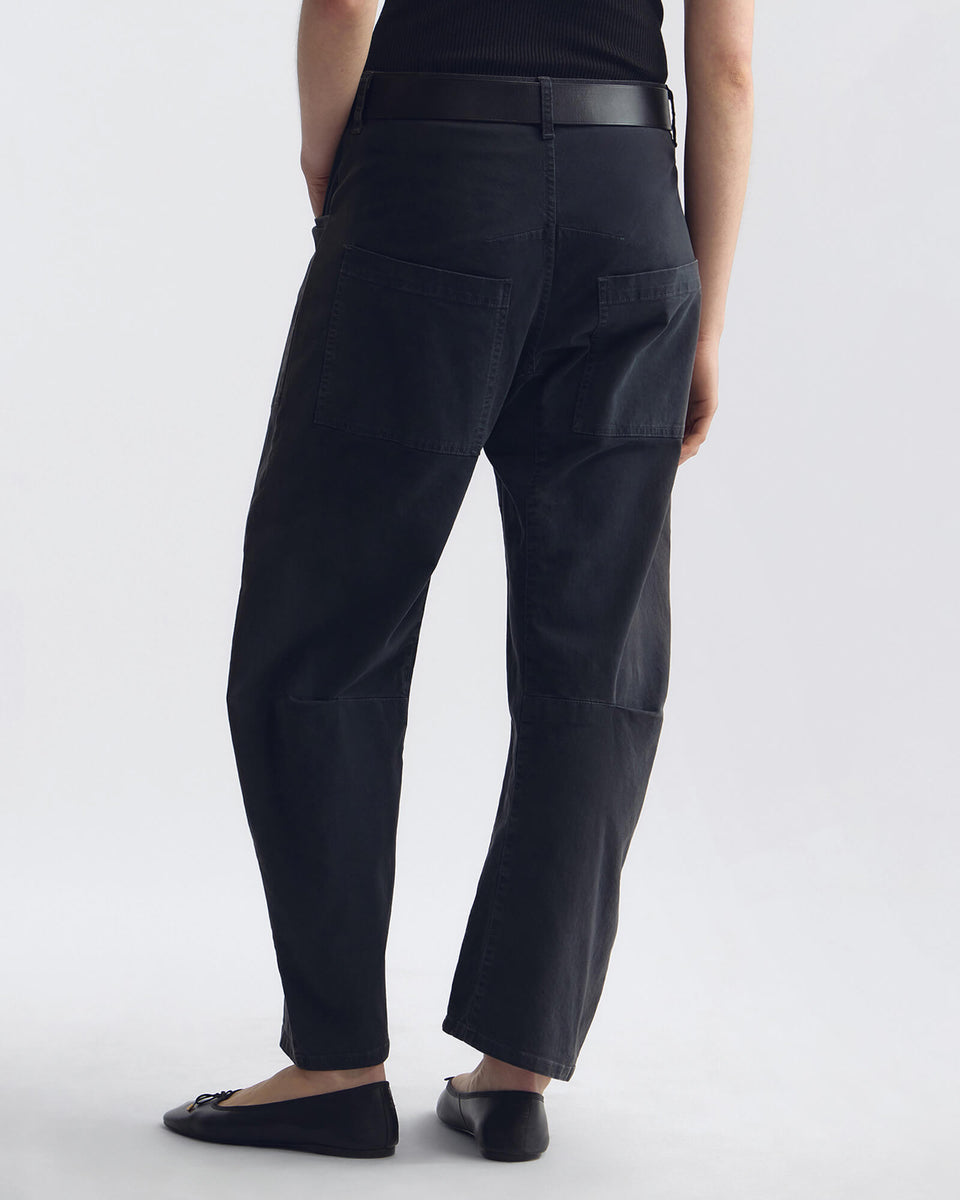 SHON COTTON PANT IN CARBON