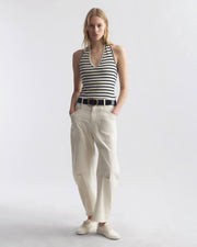 SHON COTTON PANT IN STONE