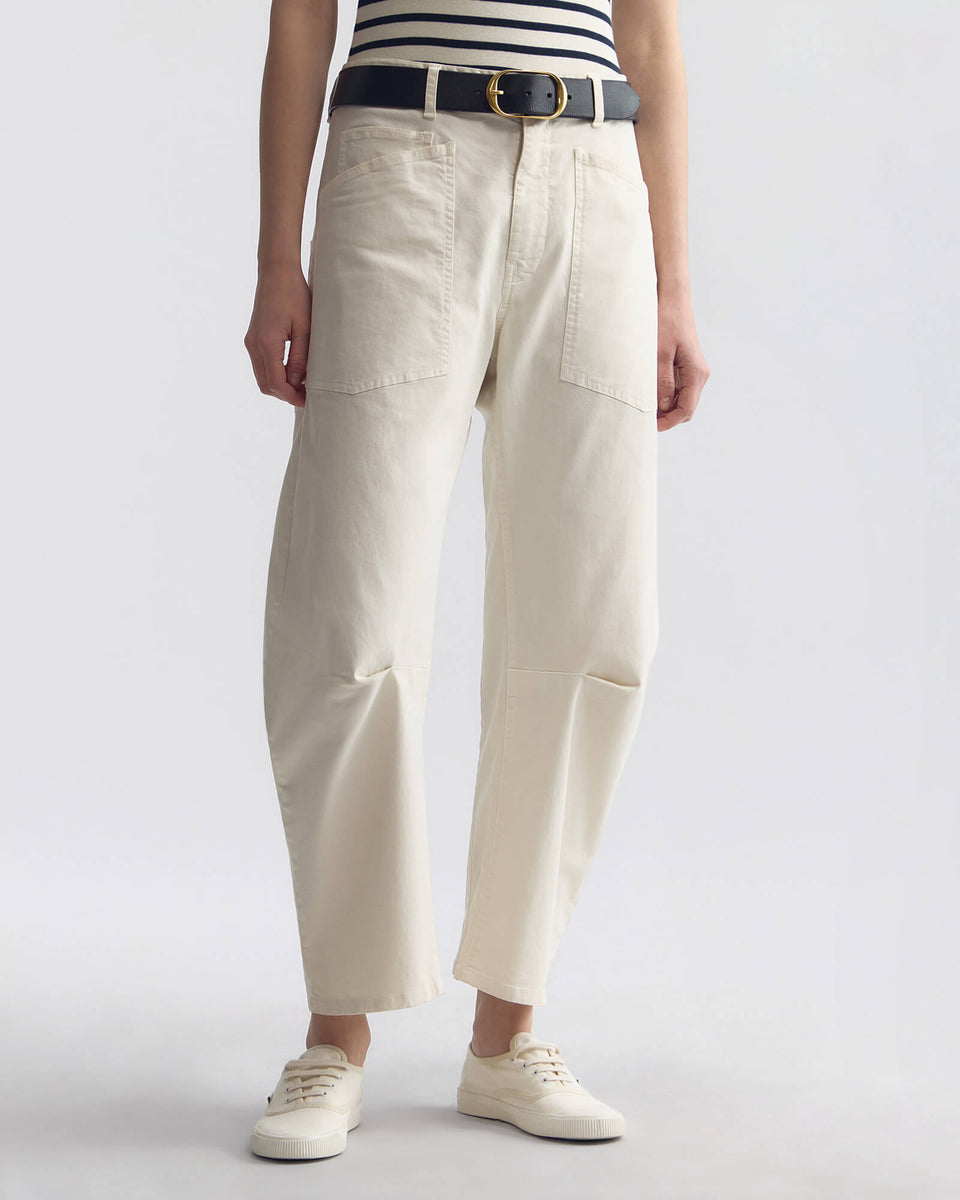 SHON COTTON PANT IN STONE