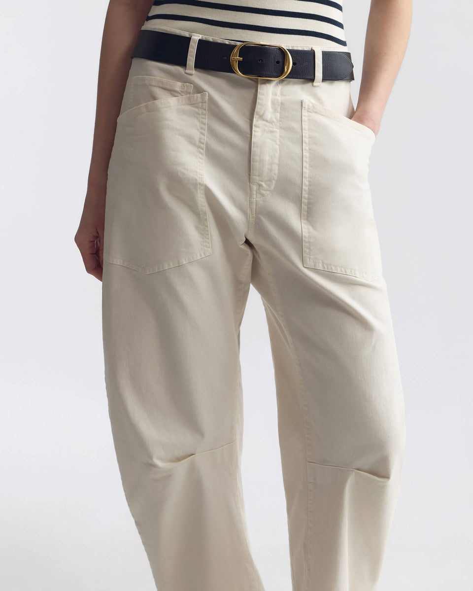 SHON COTTON PANT IN STONE