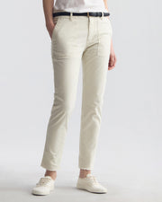 JENNA COTTON PANT IN STONE