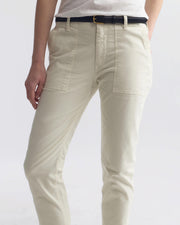 JENNA COTTON PANT IN STONE