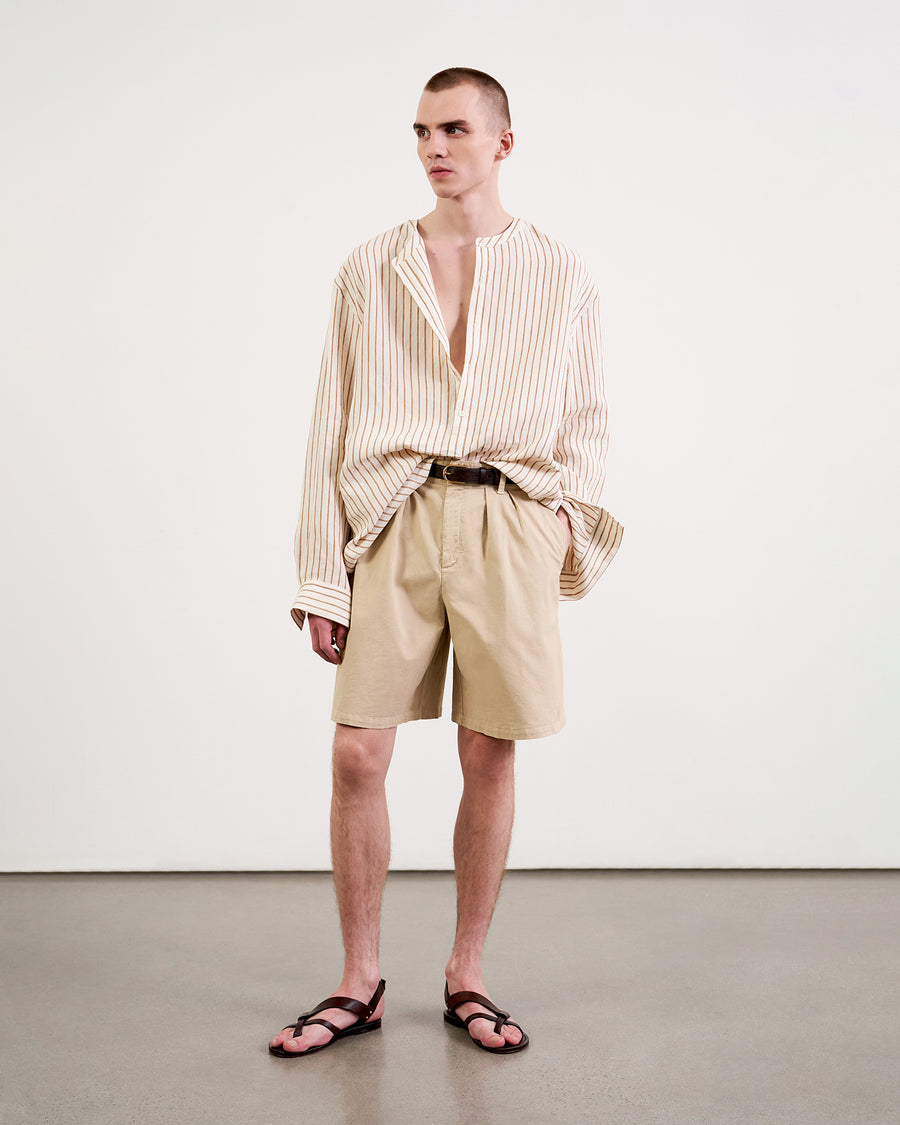 IVORY KHAKI STRIPE