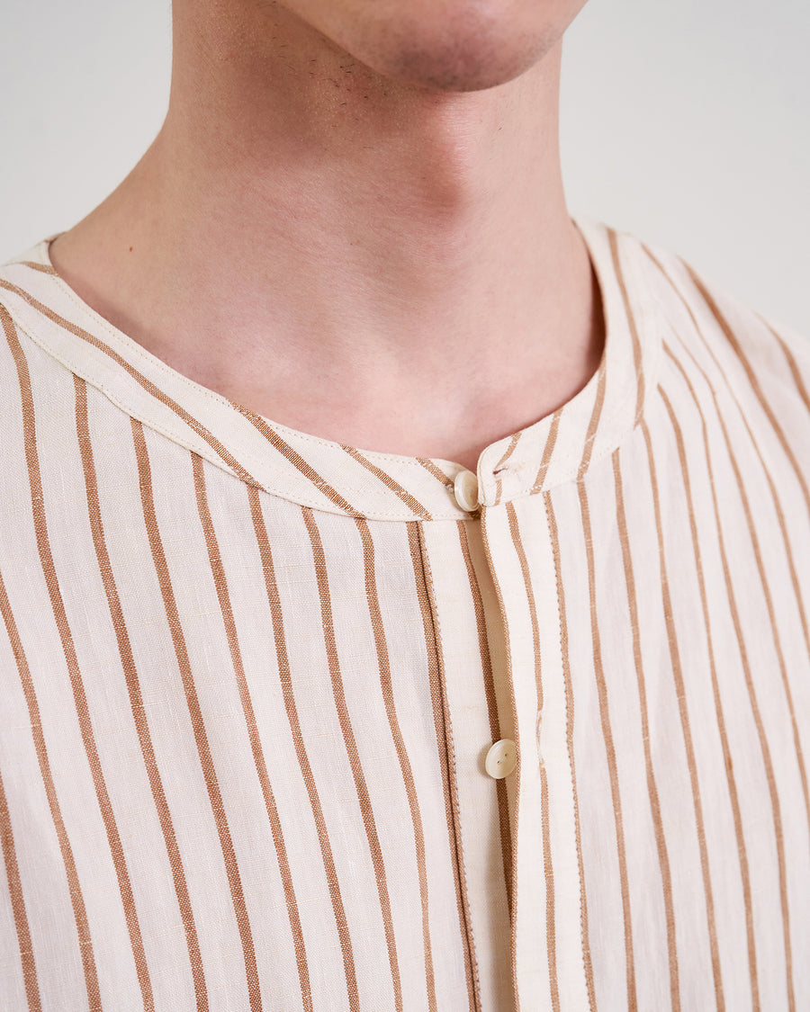 IVORY KHAKI STRIPE