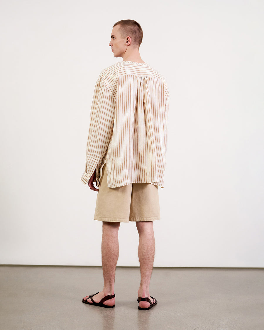 IVORY KHAKI STRIPE