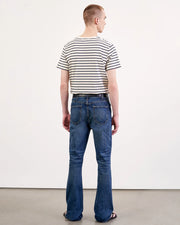 PIERRE TEE IN NAVY/IVORY STRIPE