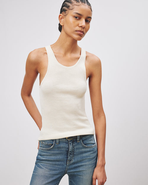 LOTTIE SILK KNIT TANK IN LOTTIE SILK KNIT TANK