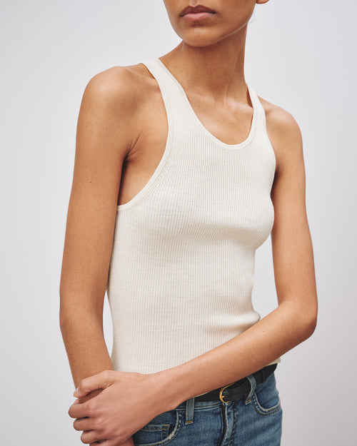 LOTTIE SILK KNIT TANK IN LOTTIE SILK KNIT TANK