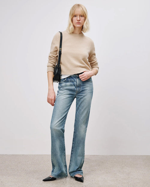 VENUS CASHMERE SWEATER IN TAUPE