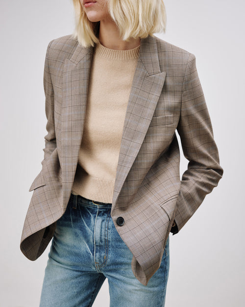 VENUS CASHMERE SWEATER IN TAUPE
