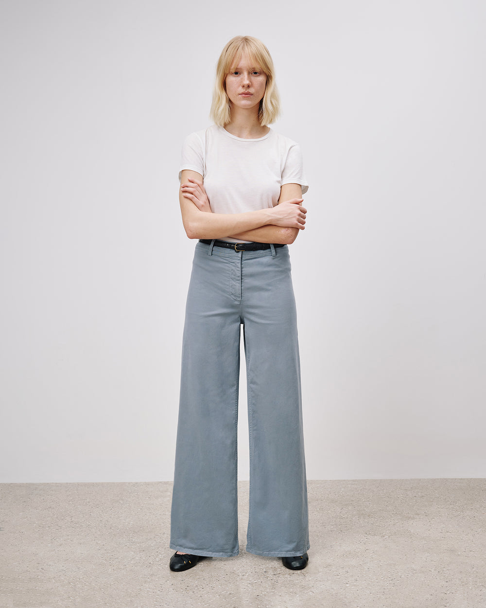MEGAN PANT IN VINTAGE BLUE