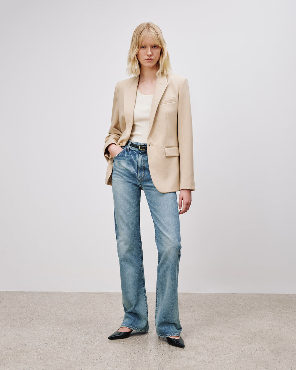 ADELE BLAZER IN KHAKI