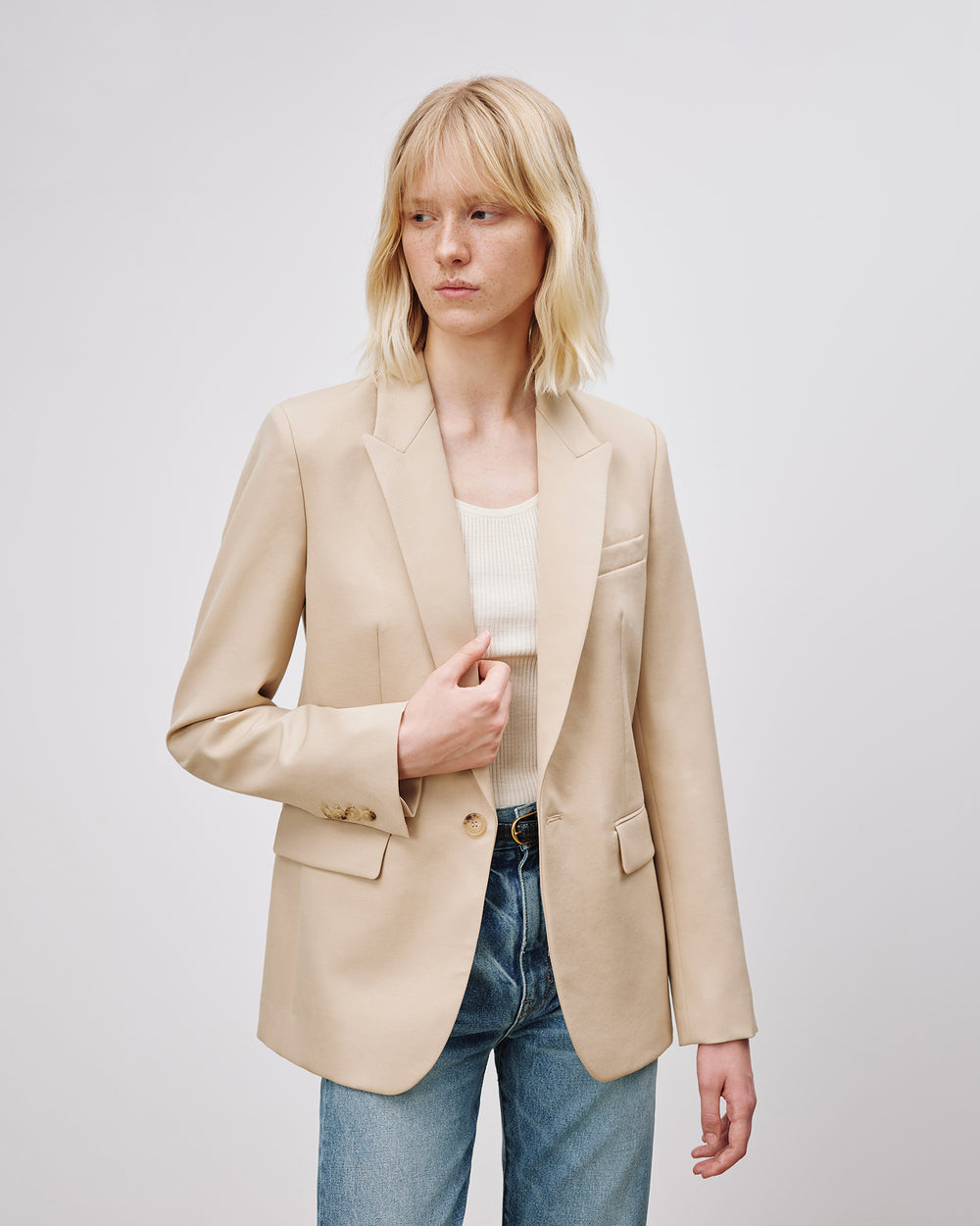 ADELE BLAZER IN KHAKI