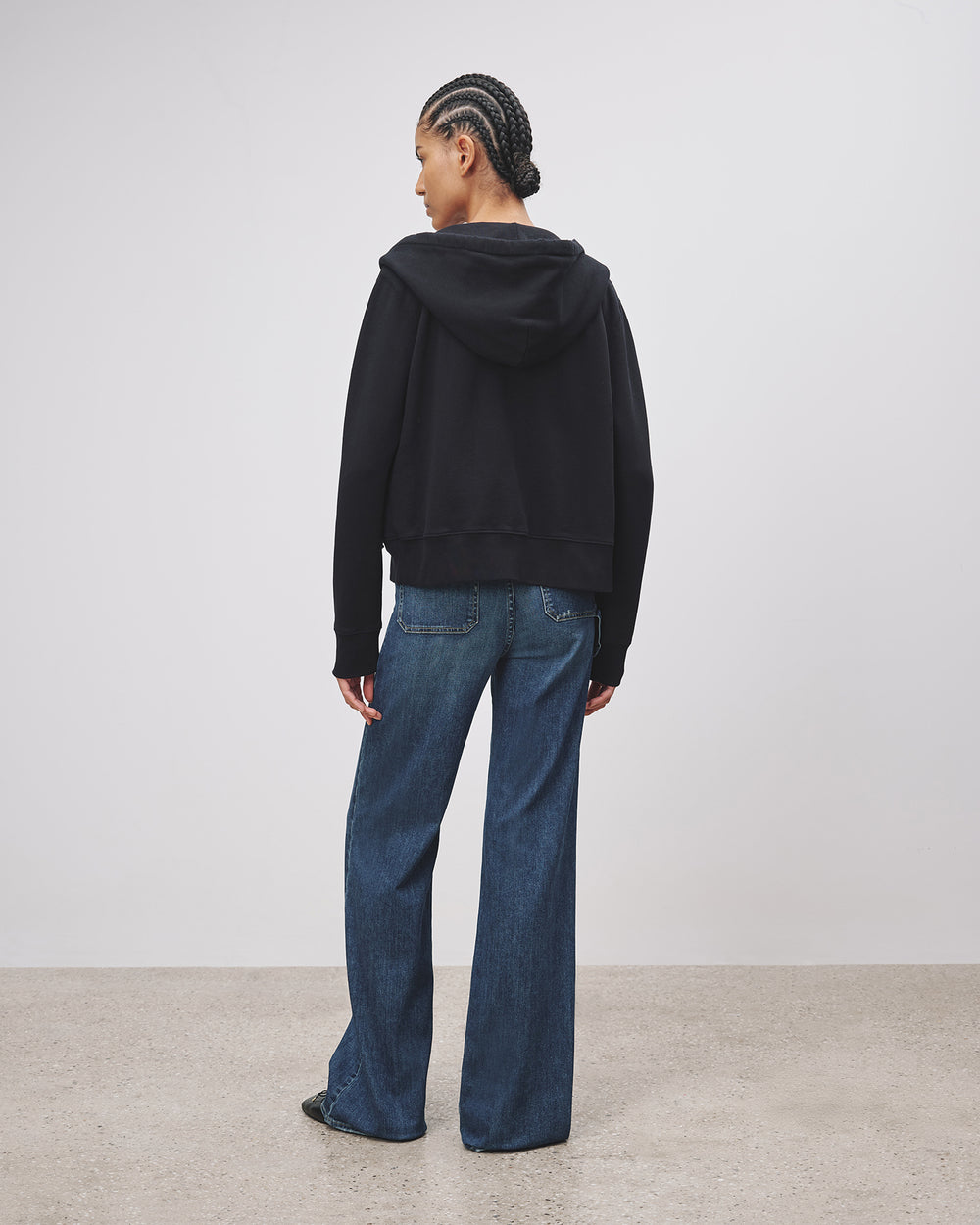 CALLIE HOODIE IN DARK NAVY