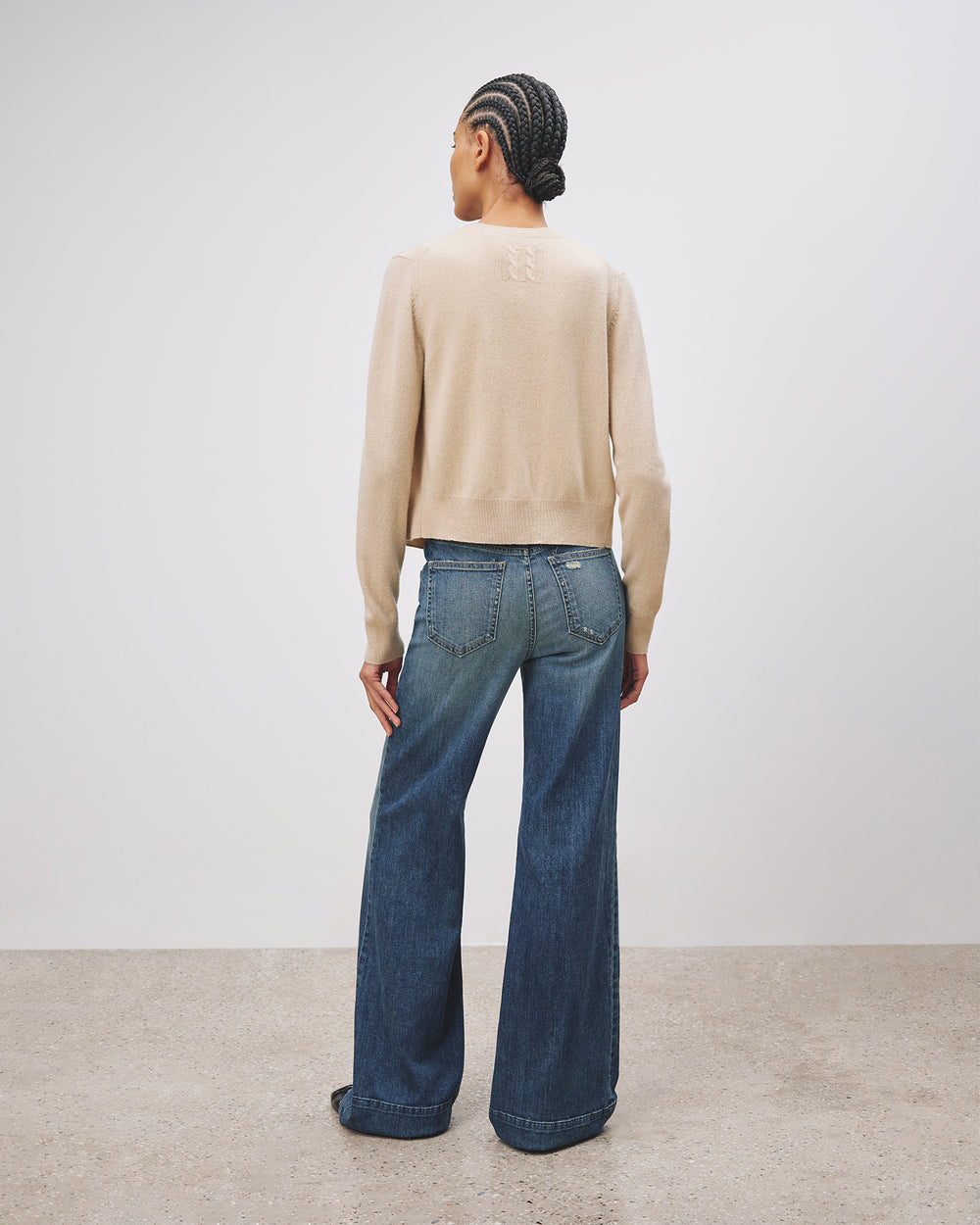 MARCH CASHMERE CARDIGAN IN TAUPE