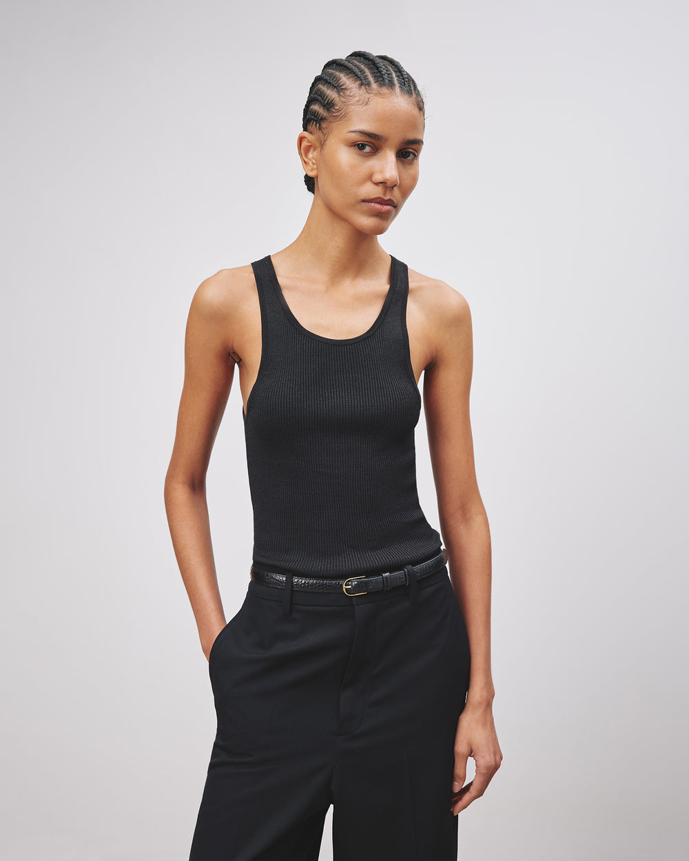 LOTTIE SILK KNIT TANK IN LOTTIE SILK KNIT TANK