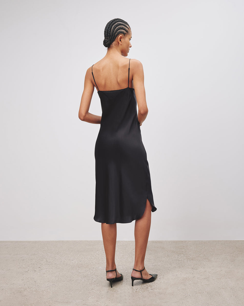 CAMI SILK DRESS IN CAMI SILK DRESS