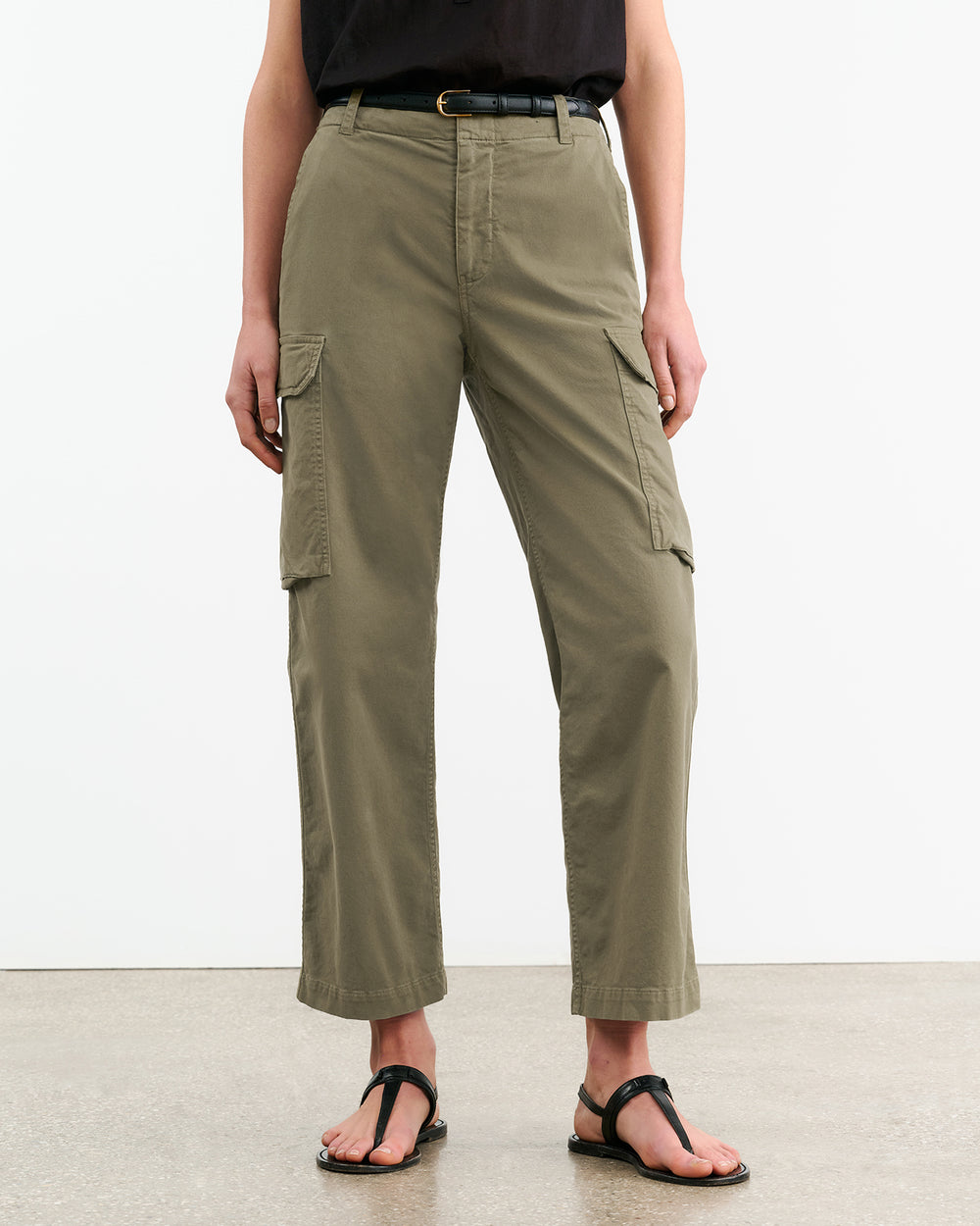 LEOFRED PANT IN MILITARY GREEN