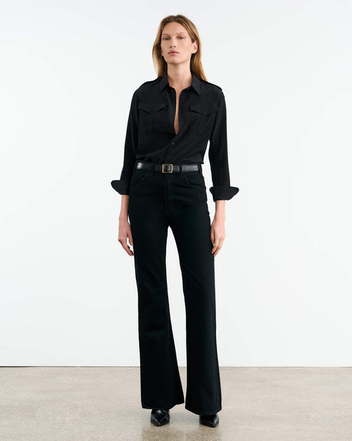 ROE JEAN IN JET BLACK