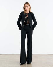 KRIS SILK SHIRT IN BLACK