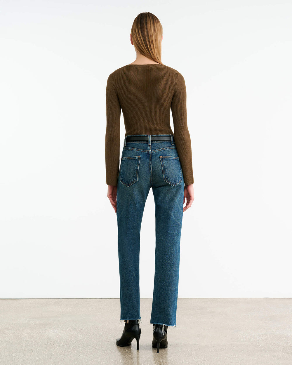PRESLEY SWEATER IN KHAKI GREEN