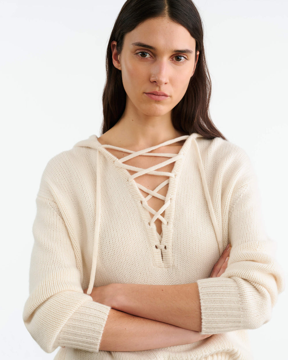 NOEMI CASHMERE SWEATER IN IVORY
