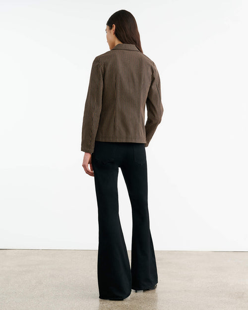 TOWNES BLAZER IN VINTAGE RAILROAD STRIPE