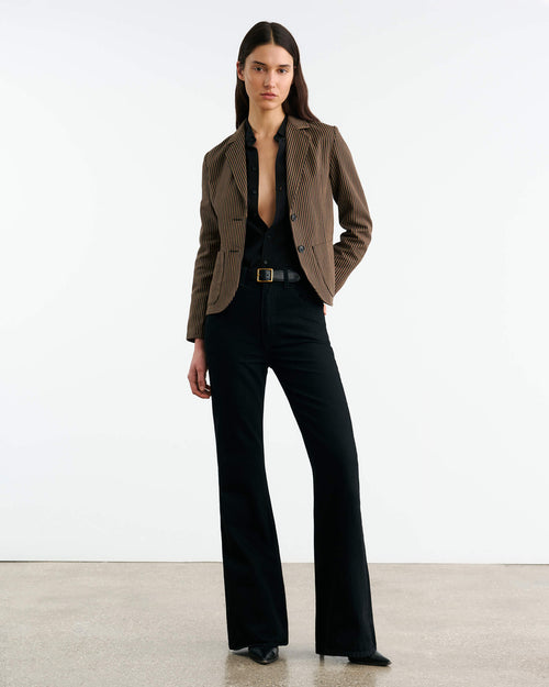 TOWNES BLAZER IN VINTAGE RAILROAD STRIPE