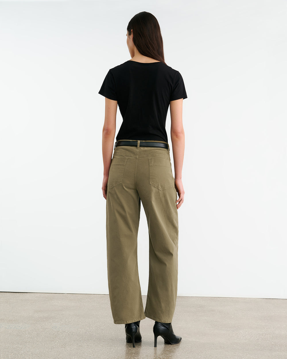TRIBECA PANT IN MILITARY GREEN