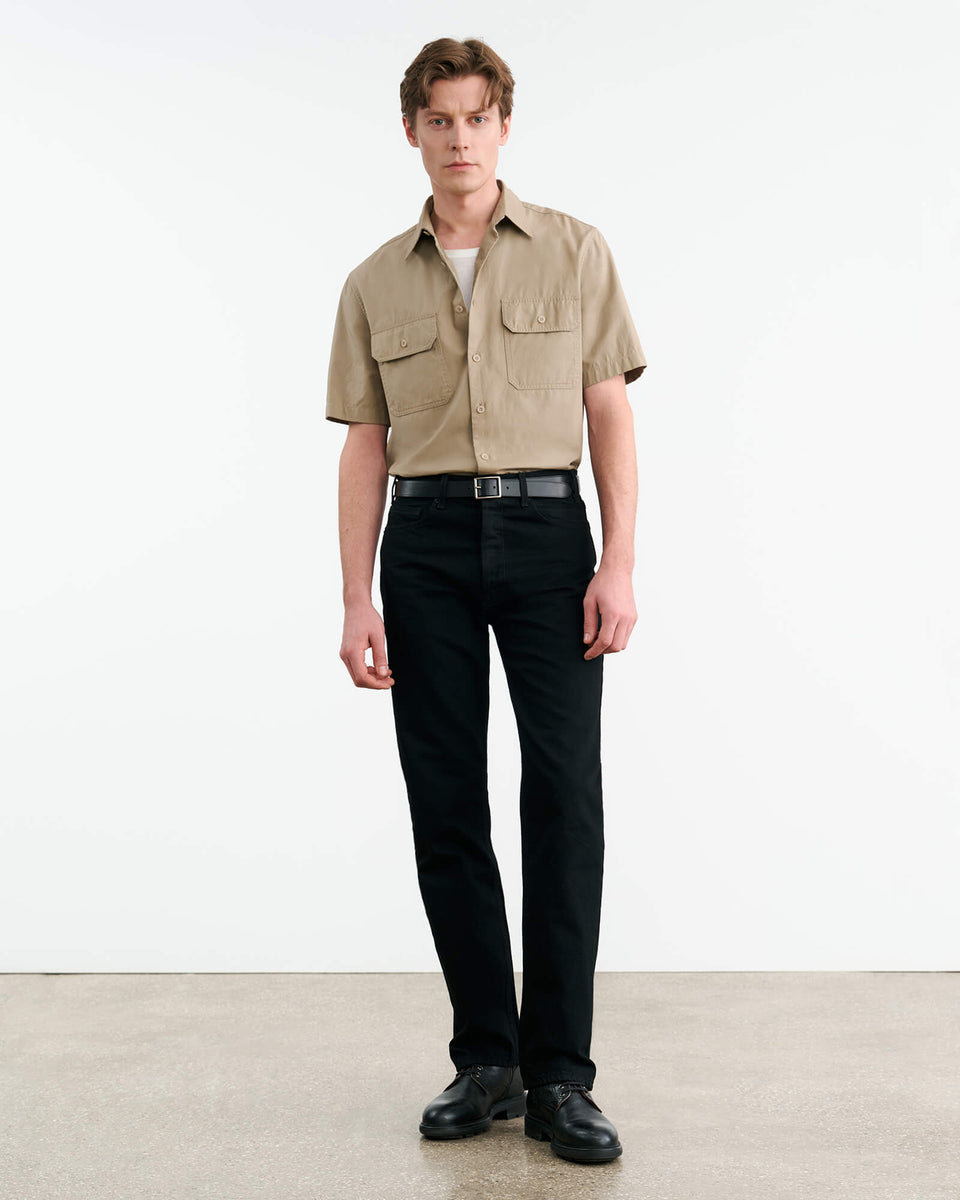 ALVARO SHIRT IN TAUPE GREY