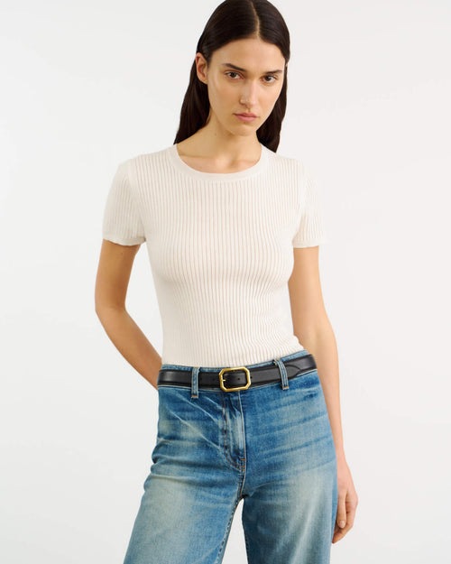 ZANDRA SWEATER IN IVORY