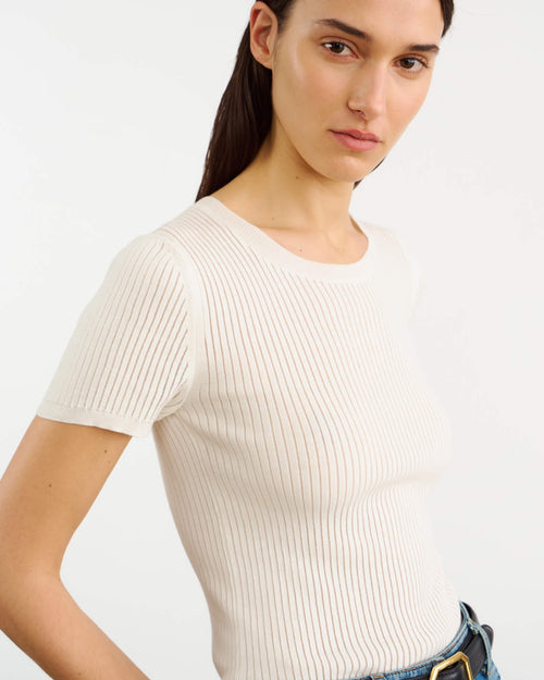 ZANDRA SWEATER IN IVORY