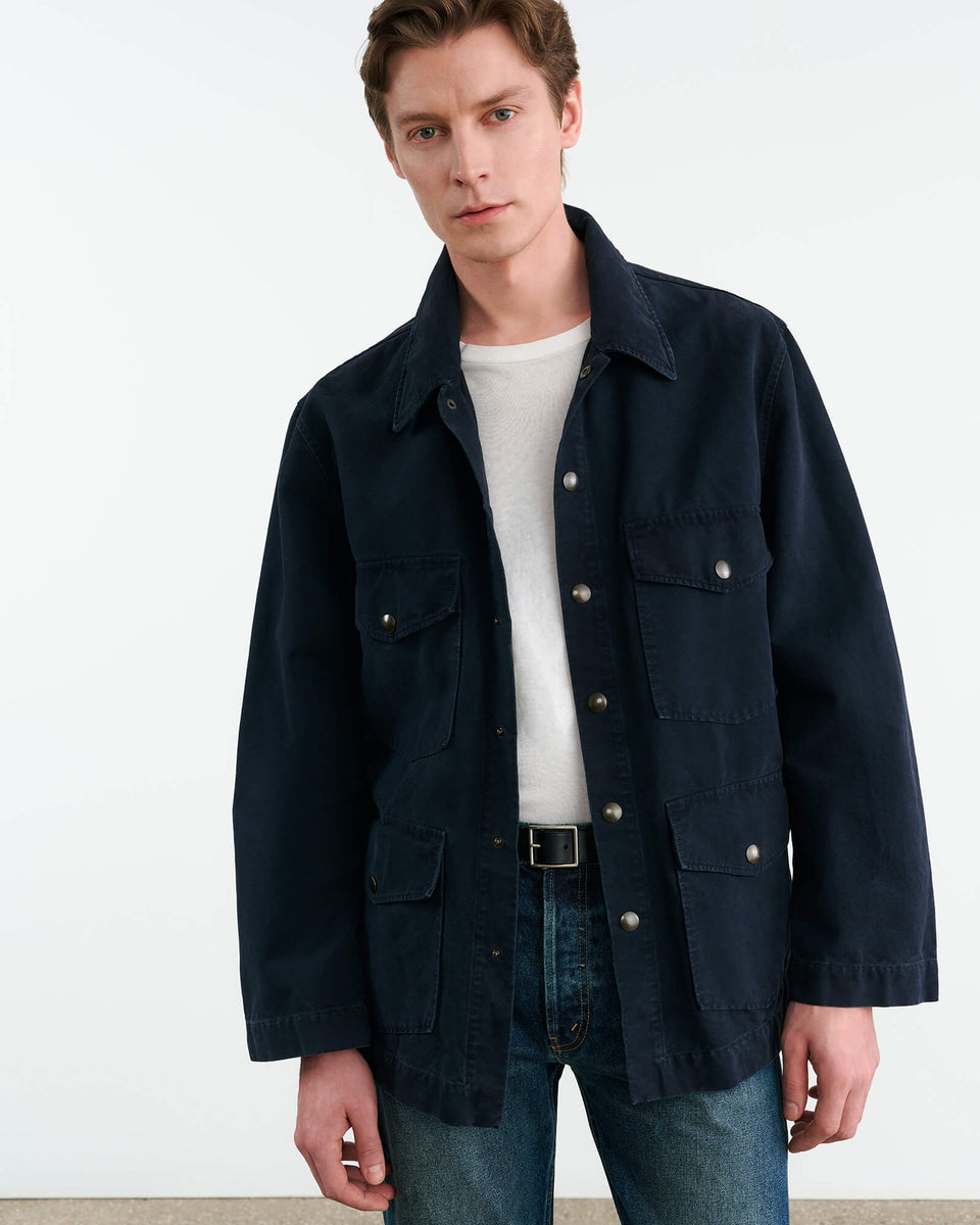 HAROLD JACKET IN MIDNIGHT